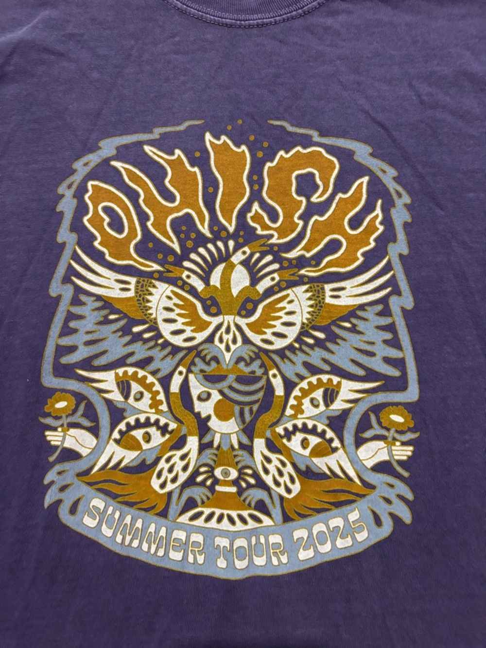 Phish Flaming Bird Head September Tour 2025 Tee - Picture 3 of 4